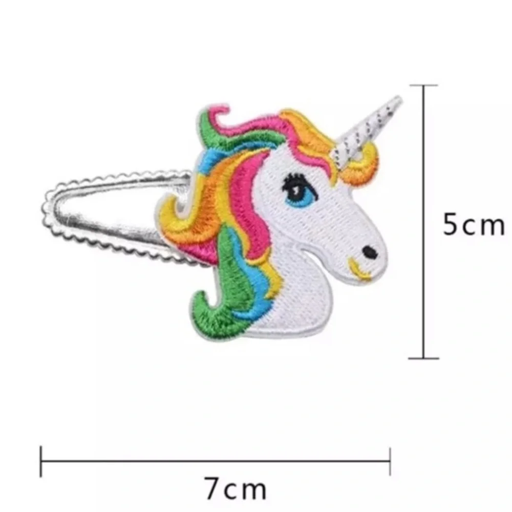 NEW Rainbow Unicorn & Flamingo Barrette Set NWT Princess Dressy